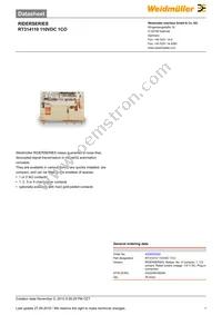 4058500000 Datasheet Cover