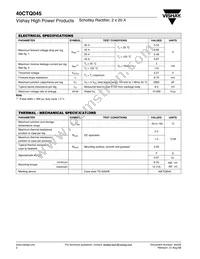 40CTQ045 Datasheet Page 2