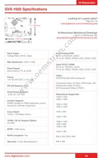 4160160XX-3 Datasheet Page 20