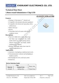 42-21SURC/S530-A3/TR8 Datasheet Cover