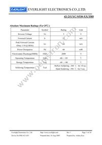 42-21UYC/S530-A3/TR8 Datasheet Page 3