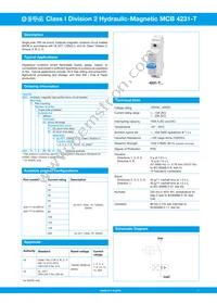 4231-T110-K0F1H-15A Datasheet Cover