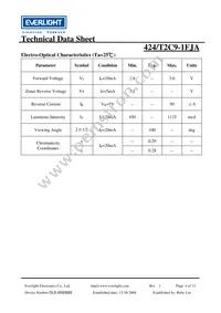 424/T2C9-1FJA Datasheet Page 4