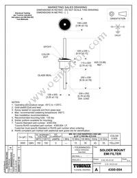 4300-004LF Datasheet Cover