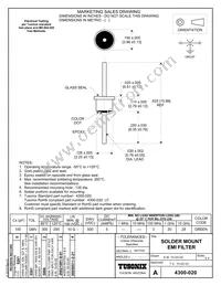 4300-020LF Datasheet Cover