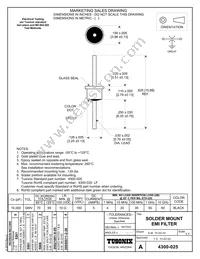 4300-025LF Datasheet Cover