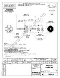 4306-014LF Datasheet Cover