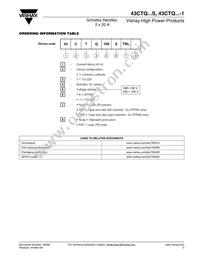 43CTQ100STRR Datasheet Page 5