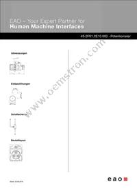 45-2P01.2E10.000 Datasheet Page 2