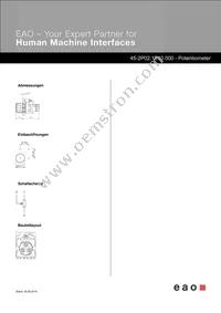 45-2P02.1E10.000 Datasheet Page 2