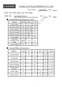 494-10SURT/S530-A3 Datasheet Page 3