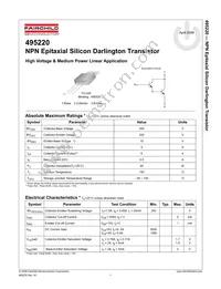 495220TU Datasheet Cover