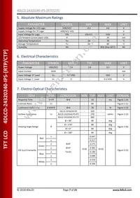 4DLCD-24320240-CTP-IPS Datasheet Page 7