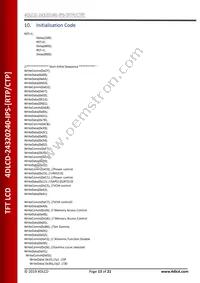 4DLCD-24320240-CTP-IPS Datasheet Page 13