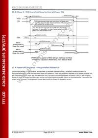 4DLCD-24320240-CTP-IPS Datasheet Page 17