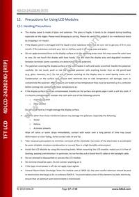 4DLCD-24320240-RTP Datasheet Page 17