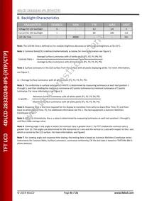 4DLCD-28320240-CTP-IPS Datasheet Page 8