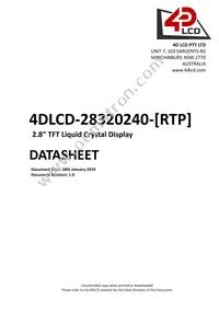 4DLCD-28320240-RTP Datasheet Cover