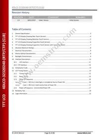 4DLCD-32320240-CTP Datasheet Page 2