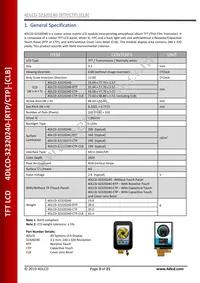 4DLCD-32320240-CTP Datasheet Page 3