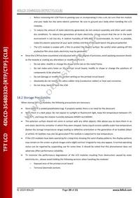 4DLCD-35480320-CTP-CLB Datasheet Page 20