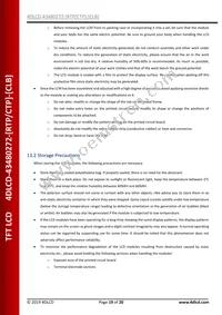 4DLCD-43480272-CTP-CLB Datasheet Page 19