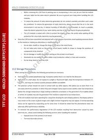 4DLCD-50800480-CTP Datasheet Page 19