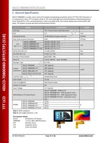 4DLCD-70800480-CTP Datasheet Page 3