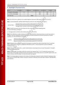 4DLCD-70800480-CTP Datasheet Page 9