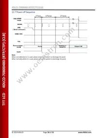 4DLCD-70800480-CTP Datasheet Page 16