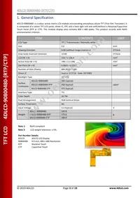 4DLCD-90800480-CTP Datasheet Page 3