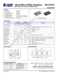 4MA156250Z3BACUGI8 Datasheet Cover