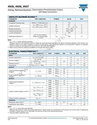 4N36 Datasheet Page 2