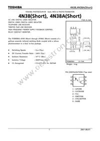 4N38(SHORT Datasheet Cover