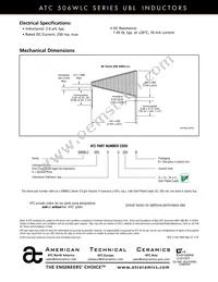 506WLC2R0KG250B Datasheet Page 2