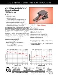 506WLSN1R47KT694T Datasheet Cover