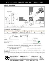 506WLSN6R00KT236T Datasheet Page 2