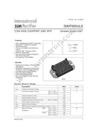 50MT060ULS Datasheet Cover