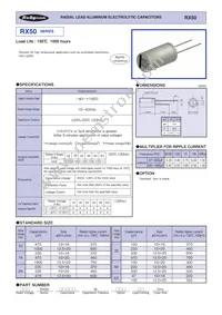 50RX50330MEFCG412.5X25 Datasheet Cover