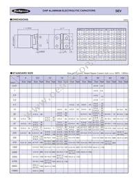 50SEV0.1M4X5.5 Datasheet Page 2