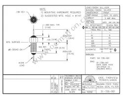 51-726-001 Datasheet Cover