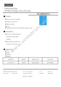 523-2SDRD/S530-A3 Datasheet Cover