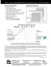 530L104KT16T Datasheet Page 2