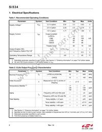 534MC000260DG Datasheet Page 2