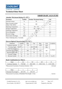 5484BN-BADC-AGJA-PR-MS Datasheet Page 3