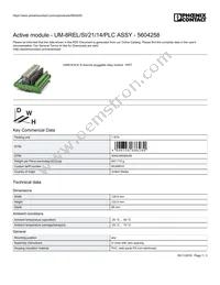 5604258 Datasheet Cover