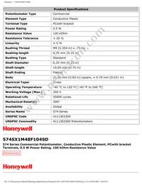 574SX1M48F104SD Datasheet Page 2