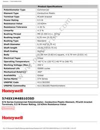 574SX1M48S103SD Datasheet Page 2