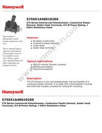 575SX1A48S102SS Datasheet Cover