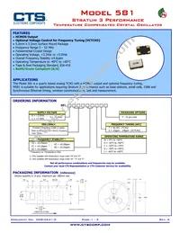 581L400X2ITT Datasheet Cover